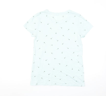 Womens UK Size S Gap Blue Basic T-Shirt