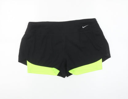 Nike Women's Black Dri-Fit Athletic Running Shorts Size L