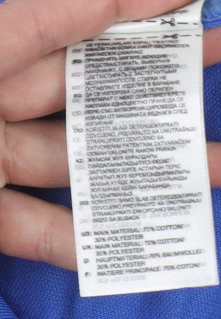 Adidas Men’s Blue Leinster Rugby Polo Shirt XL Cotton Blend