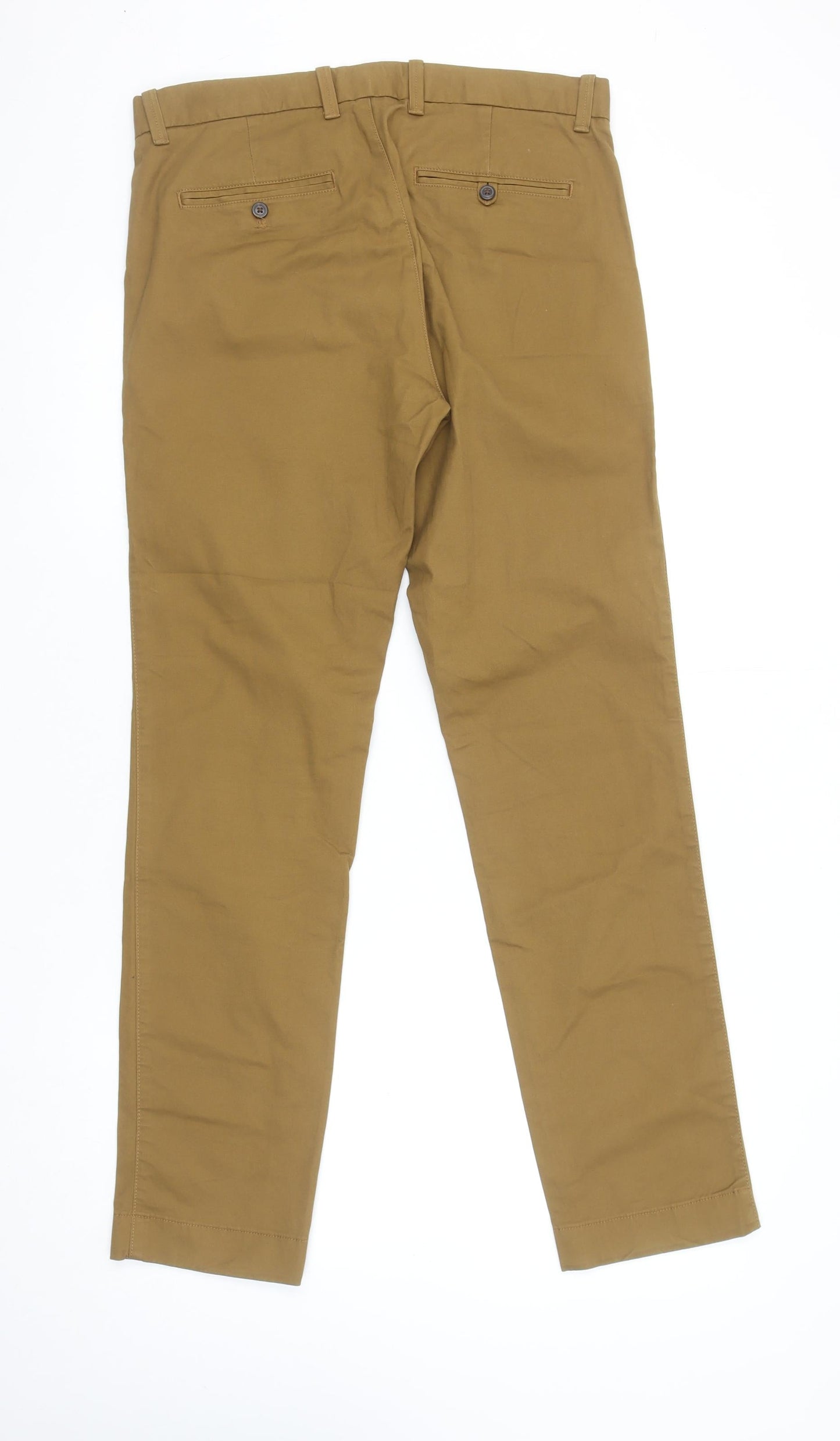 GAP Men's Brown Slim Fit Chino Trousers Size 30x30