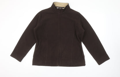 Womens UK Size M EWM Brown Basic Jacket