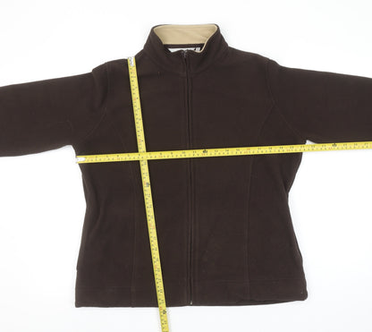 Womens UK Size M EWM Brown Basic Jacket