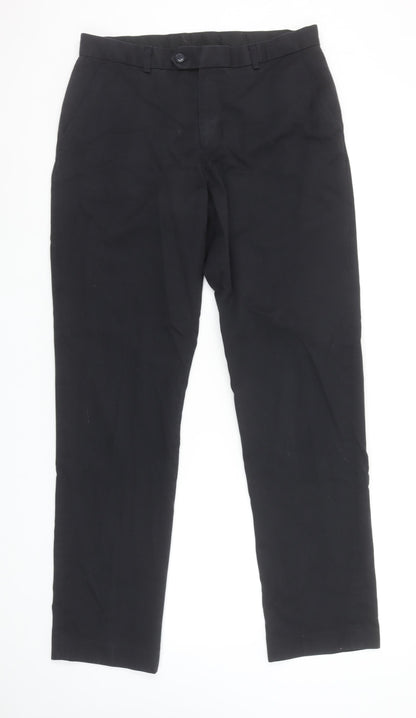 Banner Men's Black Workwear Trousers Size 32x32 Regular Fit