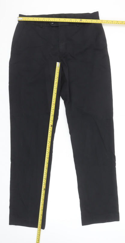 Banner Men's Black Workwear Trousers Size 32x32 Regular Fit