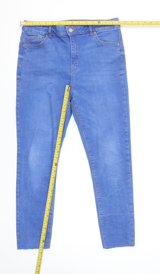 Denim Co. Women Blue Size 14 Skinny Stretch Jeans