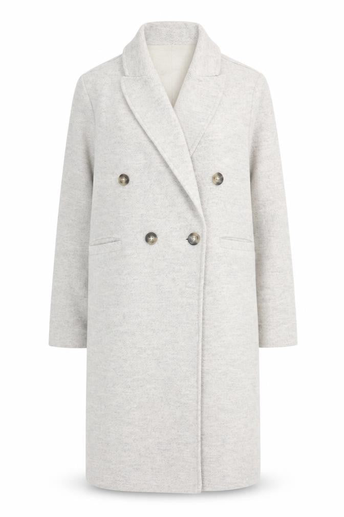 Womens UK Size M F&F Beige Overcoat