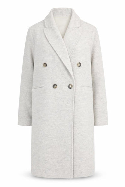 Womens UK Size M F&F Beige Overcoat