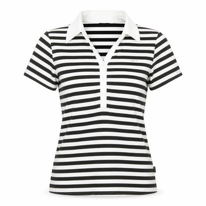 Womens UK Size M Röhnisch Black Classic Polo