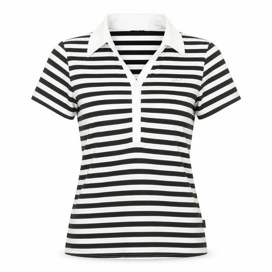 Womens UK Size M Röhnisch Black Classic Polo