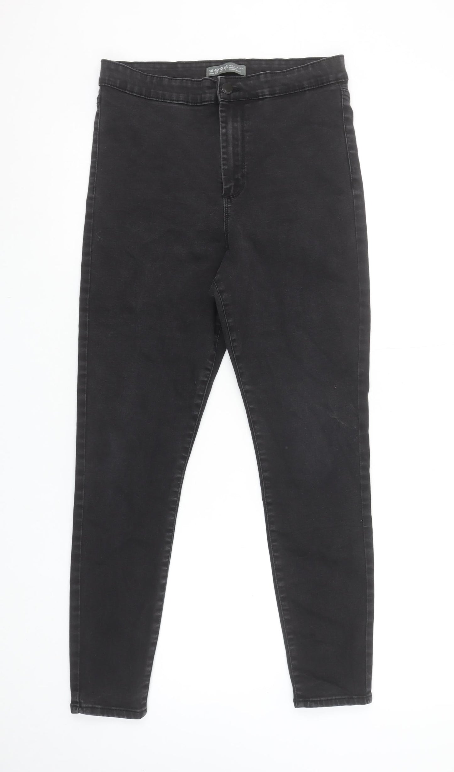 Denim Co. Women's Black Skinny Jeans Size 14 Stretch Fit