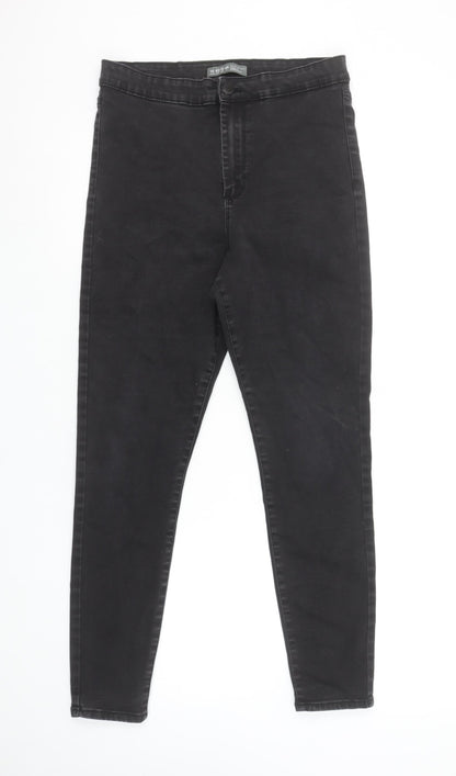 Denim Co. Women's Black Skinny Jeans Size 14 Stretch Fit