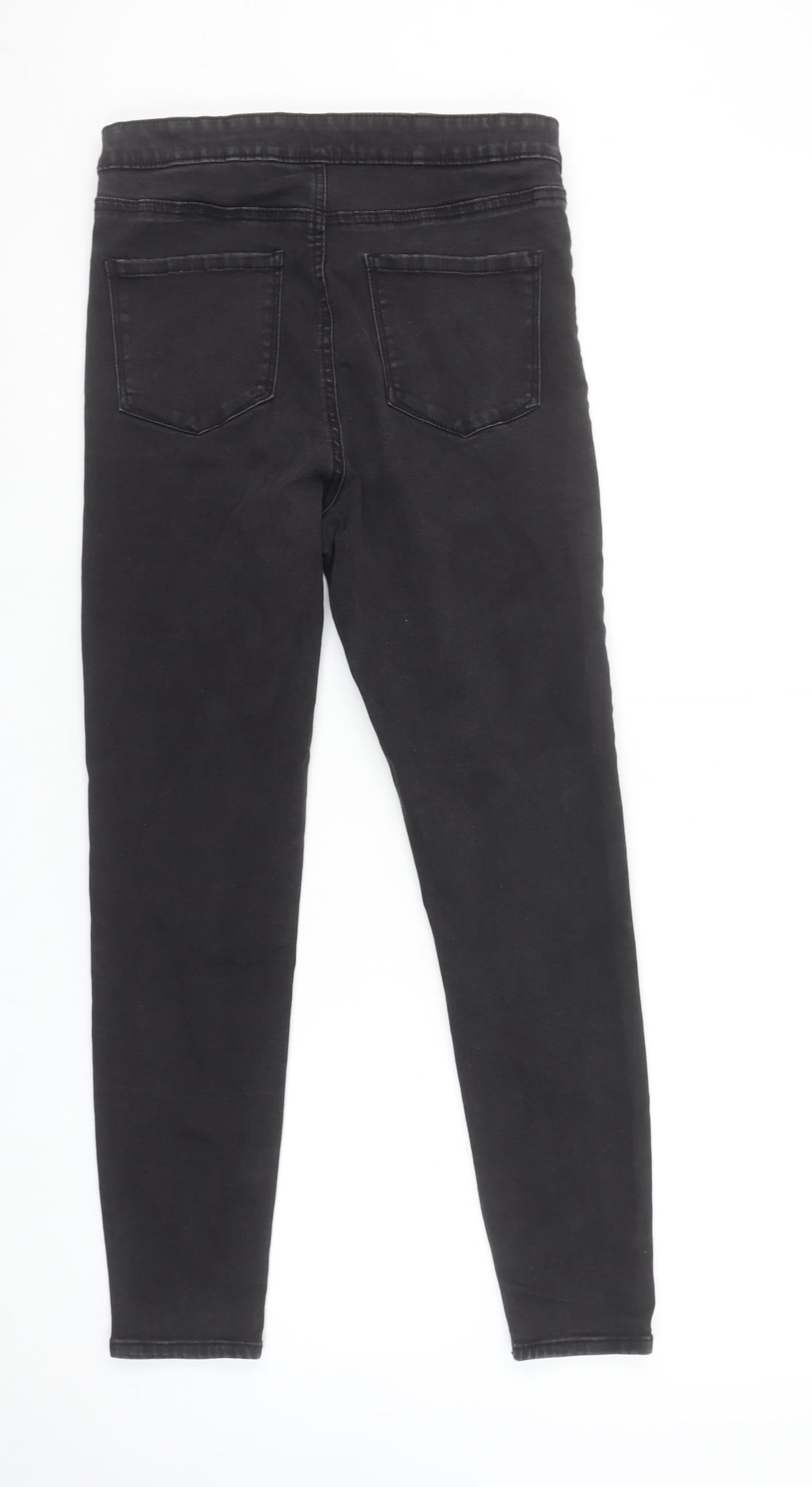 Denim Co. Women's Black Skinny Jeans Size 14 Stretch Fit