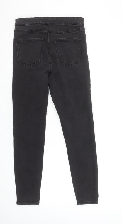 Denim Co. Women's Black Skinny Jeans Size 14 Stretch Fit