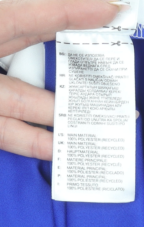 Adidas Men Blue S Aeroready Short Sleeve Sports T-Shirt