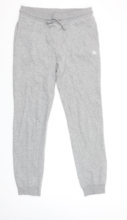 Jack & Jones Mens Grey Jogger Trousers M Regular Fit Casual