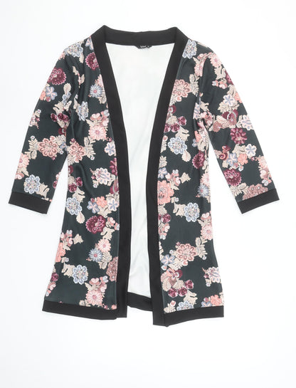 Womens UK Size 12 SPLASH Multicoloured Kimono Blouse
