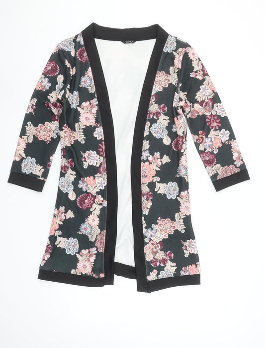 Womens UK Size 12 SPLASH Multicoloured Kimono Blouse