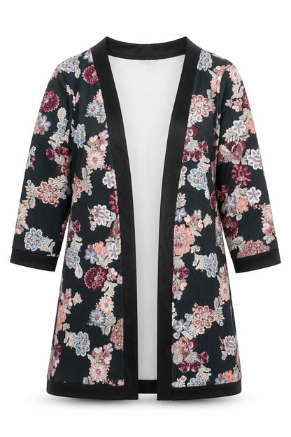 Womens UK Size 12 SPLASH Multicoloured Kimono Blouse