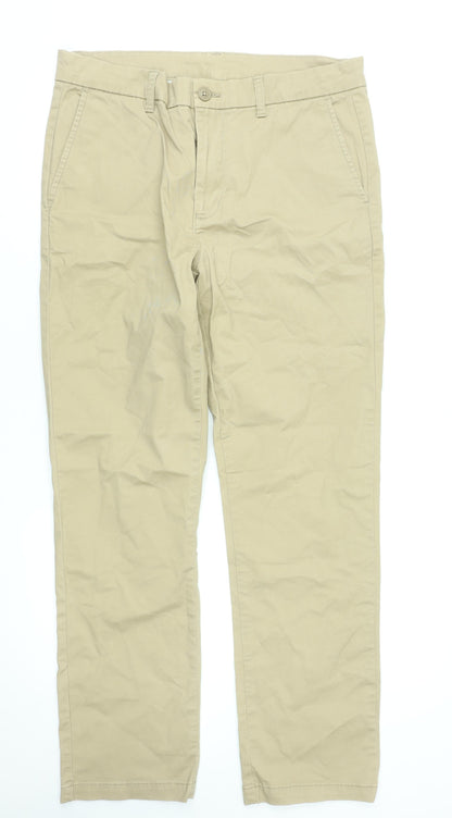 Dunnes Stores Men’s Beige Chino Trousers 34W 31L Cotton Stretch