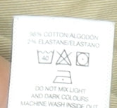 Dunnes Stores Men’s Beige Chino Trousers 34W 31L Cotton Stretch