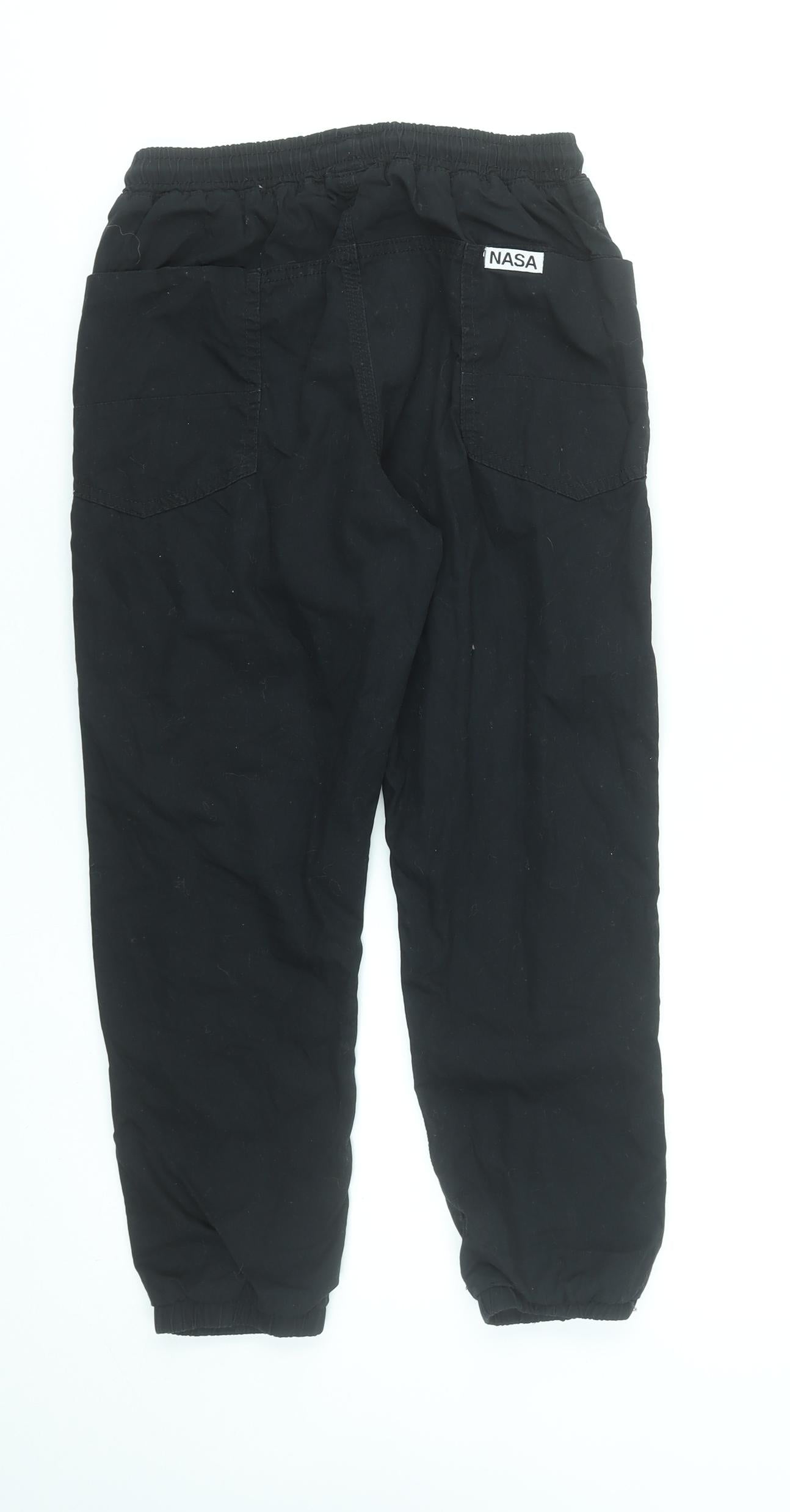 Boys UK Size 10 Years NEXT Regular Fit Jogger Black Trousers