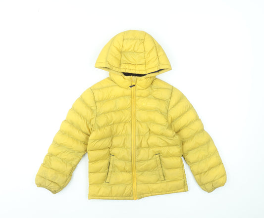 Boys UK Size 5-6 Years Mountain Warehouse Yellow Puffer Jacket