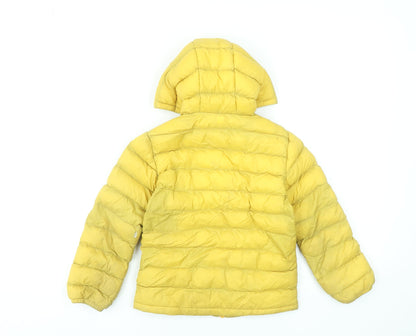 Boys UK Size 5-6 Years Mountain Warehouse Yellow Puffer Jacket