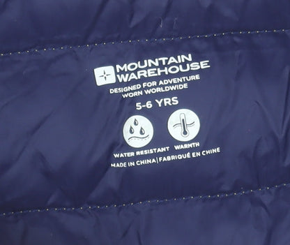 Boys UK Size 5-6 Years Mountain Warehouse Yellow Puffer Jacket