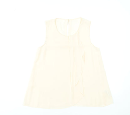 Womens UK Size 10 St. Bernard for Dunnes Stores Beige Basic Blouse