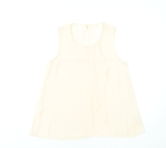 Womens UK Size 10 St. Bernard for Dunnes Stores Beige Basic Blouse