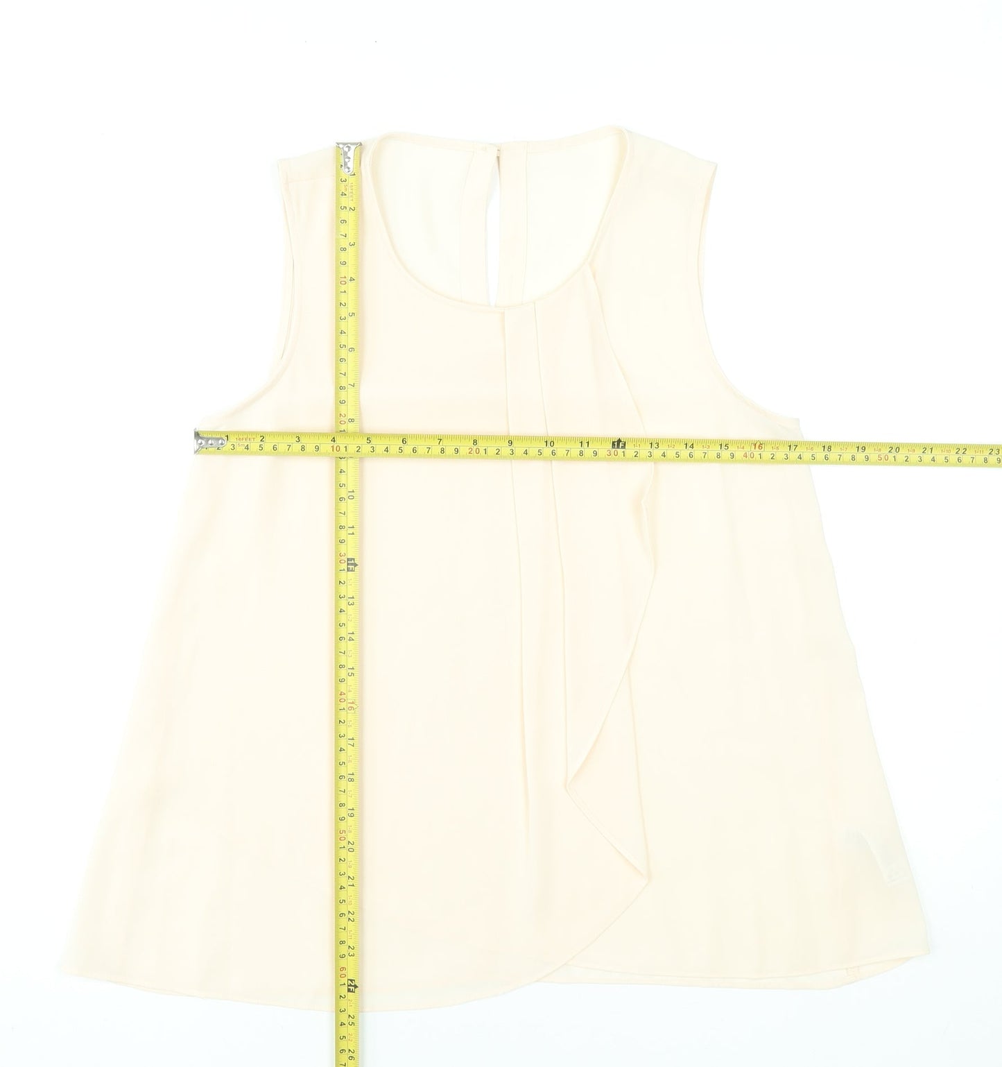 Womens UK Size 10 St. Bernard for Dunnes Stores Beige Basic Blouse
