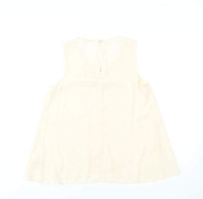 Womens UK Size 10 St. Bernard for Dunnes Stores Beige Basic Blouse