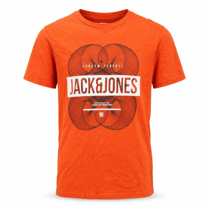 Mens UK Size S JACK & JONES Orange  T-Shirt