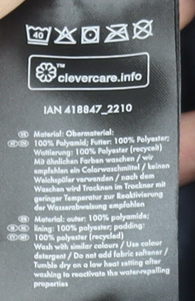 Esmara Women's Blue Puffer Jacket Size 16 Quilted Lightweight Coat