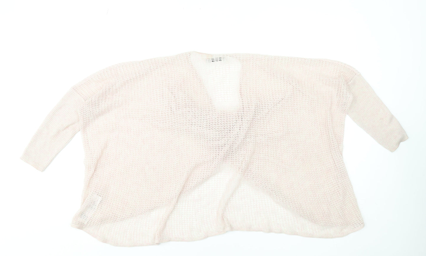 Womens UK Size XS AllSaints Pink Shrug Jumper
