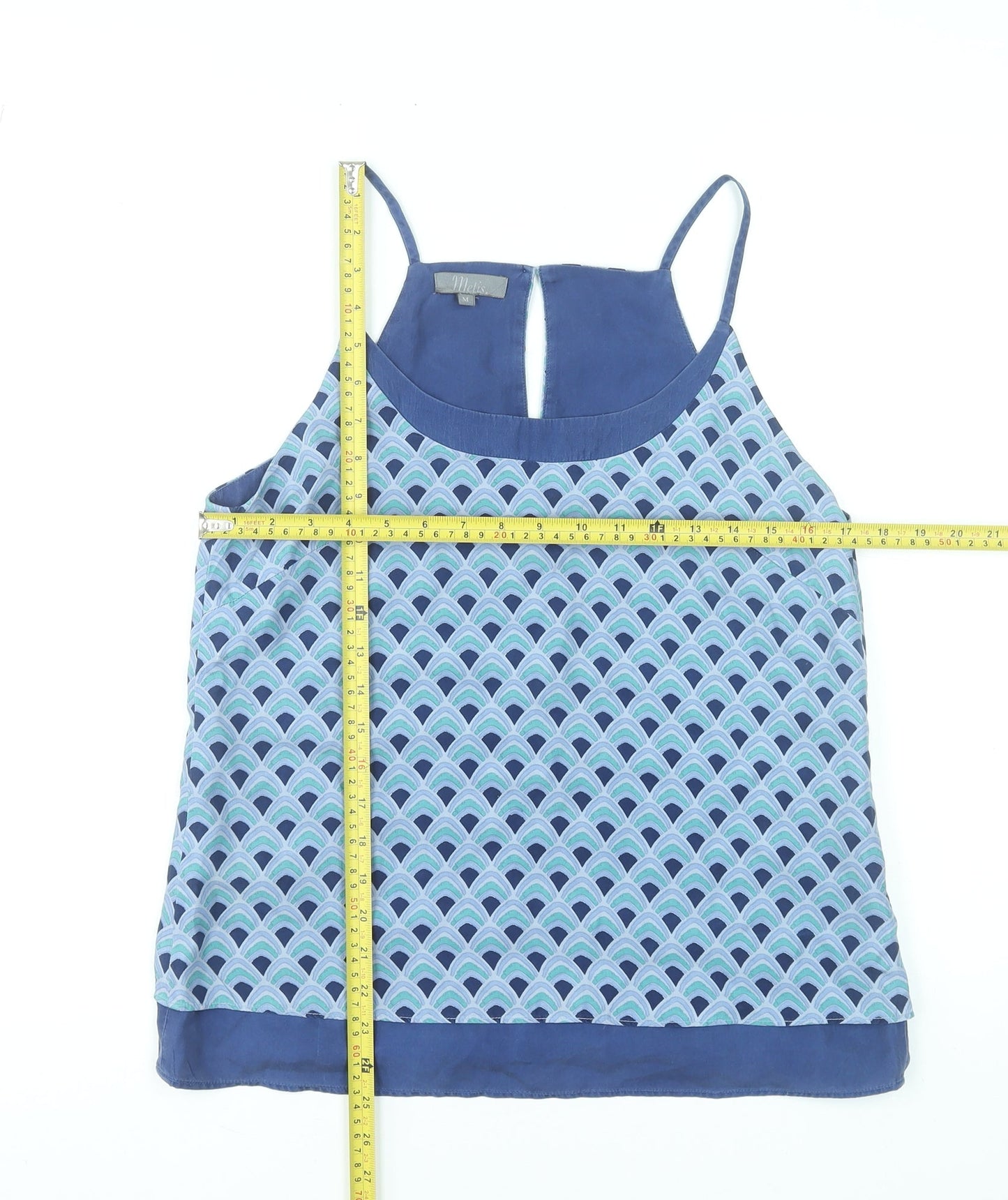 Womens UK Size M Matis Blue Camisole Tank