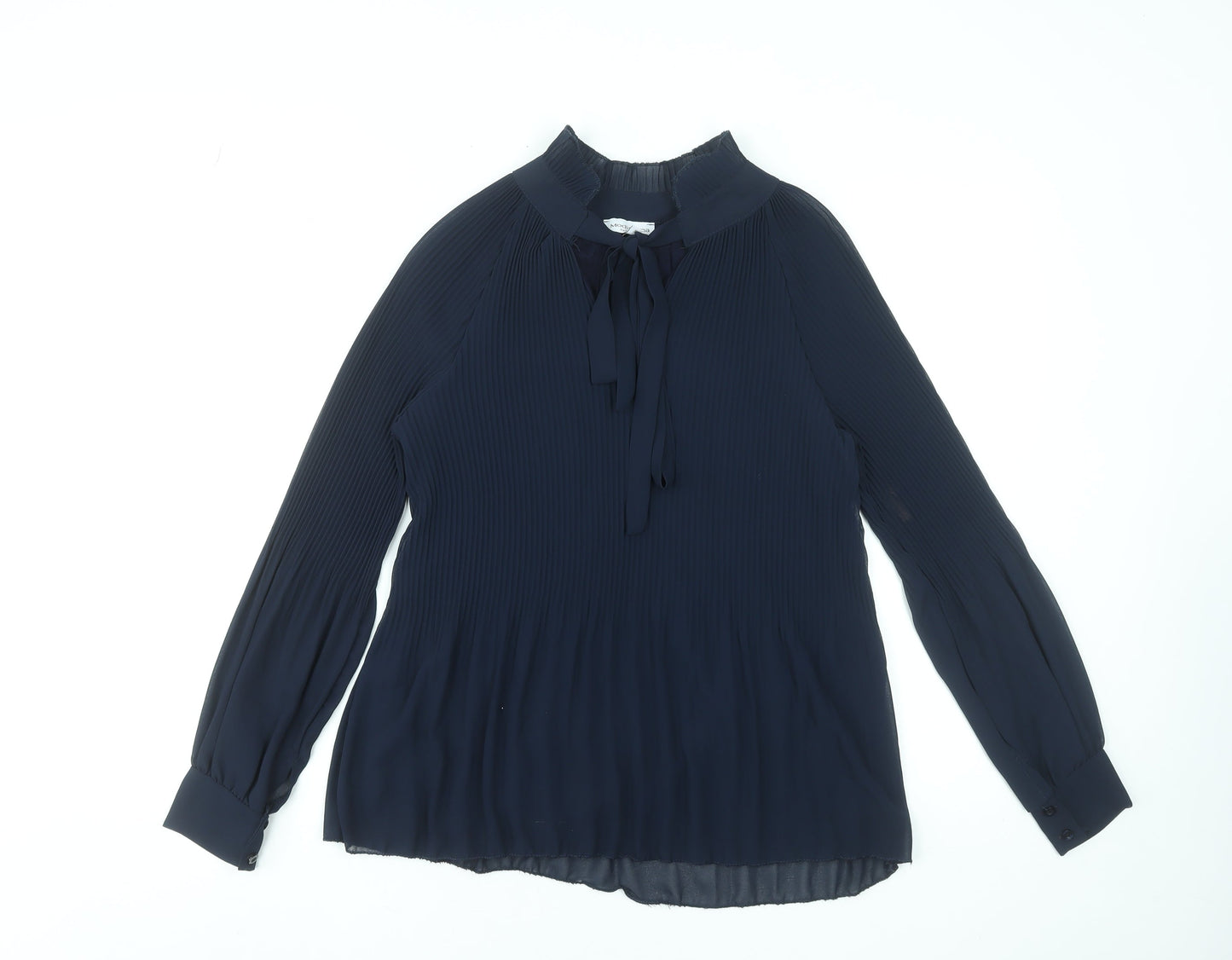 Womens UK Size S Modissima Blue Tunic Blouse