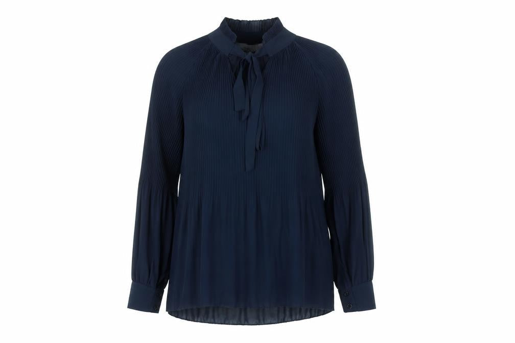 Womens UK Size S Modissima Blue Tunic Blouse