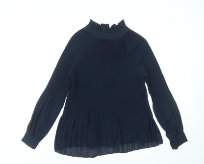 Womens UK Size S Modissima Blue Tunic Blouse