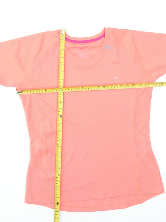 Crane Women Pink Short Sleeve Sports T-Shirt Size M 12-14
