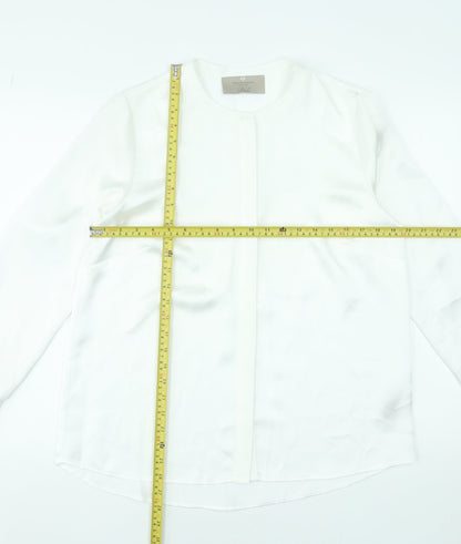 Womens UK Size 12 Paul Costelloe Living Studio Ivory Basic Blouse