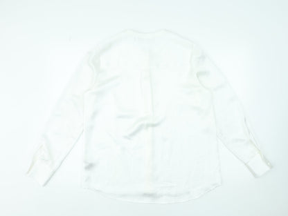 Womens UK Size 12 Paul Costelloe Living Studio Ivory Basic Blouse