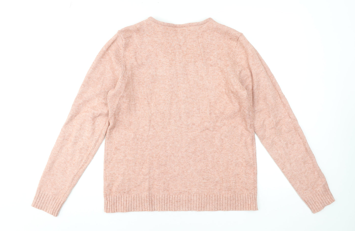 Womens UK Size L VILA Pink Pullover Jumper