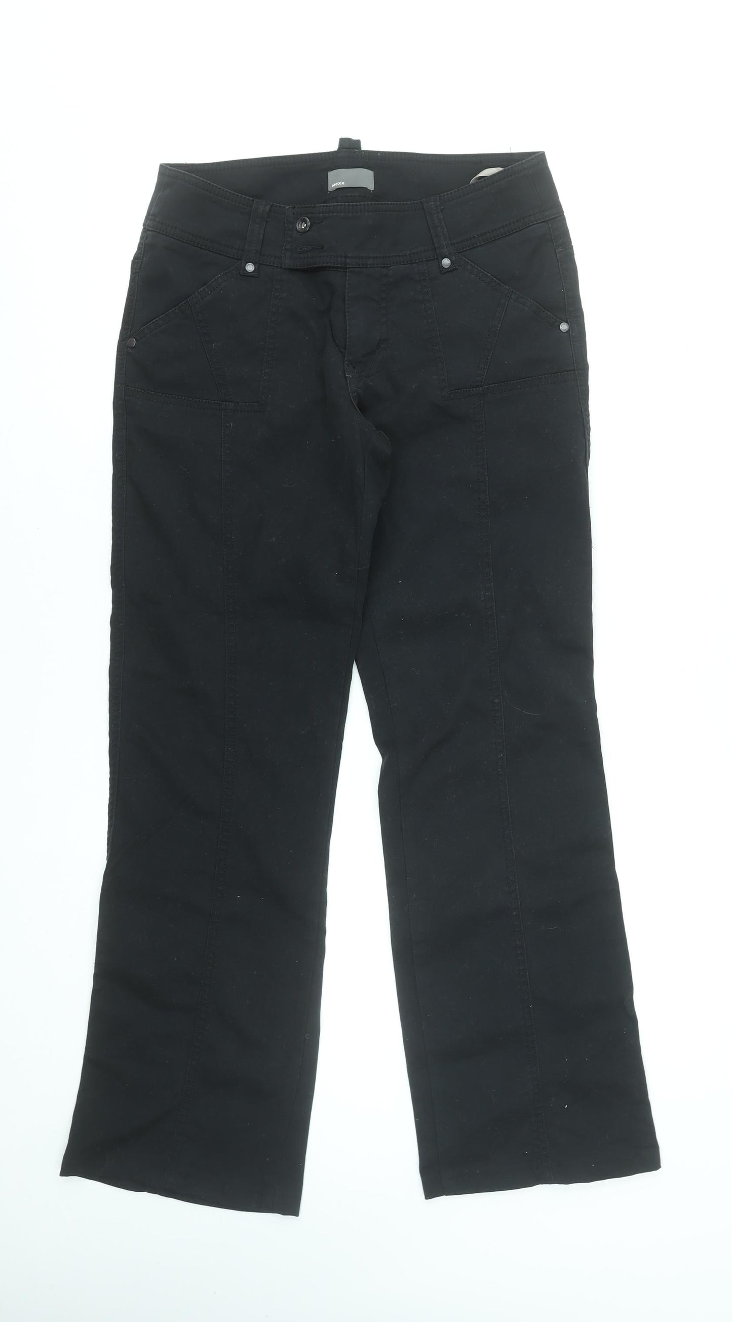 Mexx Women's Black Straight Leg Jeans Size 10 Regular Fit