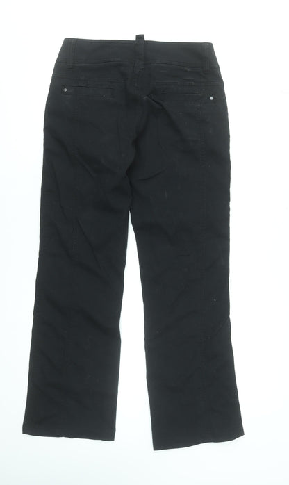 Mexx Women's Black Straight Leg Jeans Size 10 Regular Fit