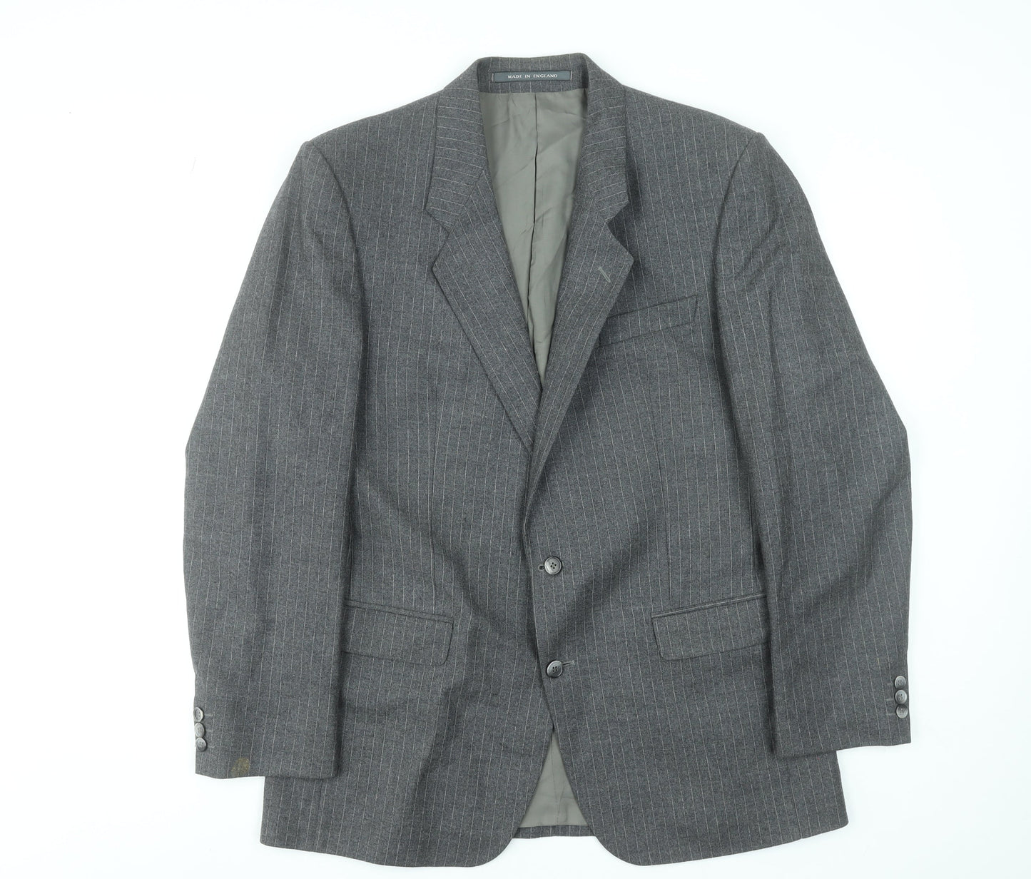 Mens UK Size 42R The Label Regular Grey Suit Jacket