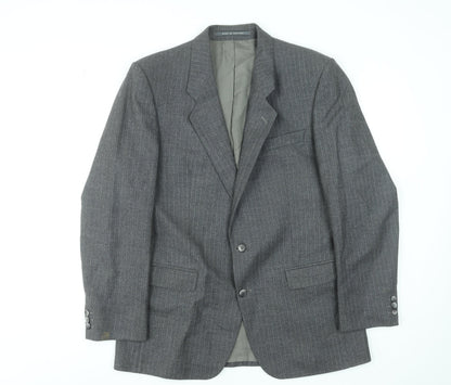 Mens UK Size 42R The Label Regular Grey Suit Jacket