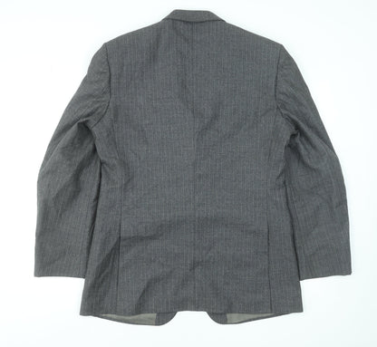 Mens UK Size 42R The Label Regular Grey Suit Jacket