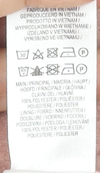 Primark Women's Pink Mid-Length Overcoat Size 12