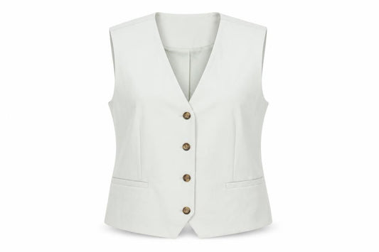 Womens UK Size 14 Gallery Beige Classic Button-Up